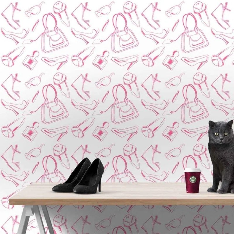 Papel de Parede Adesivo salão salto alto 47820424 - Papel na Parede