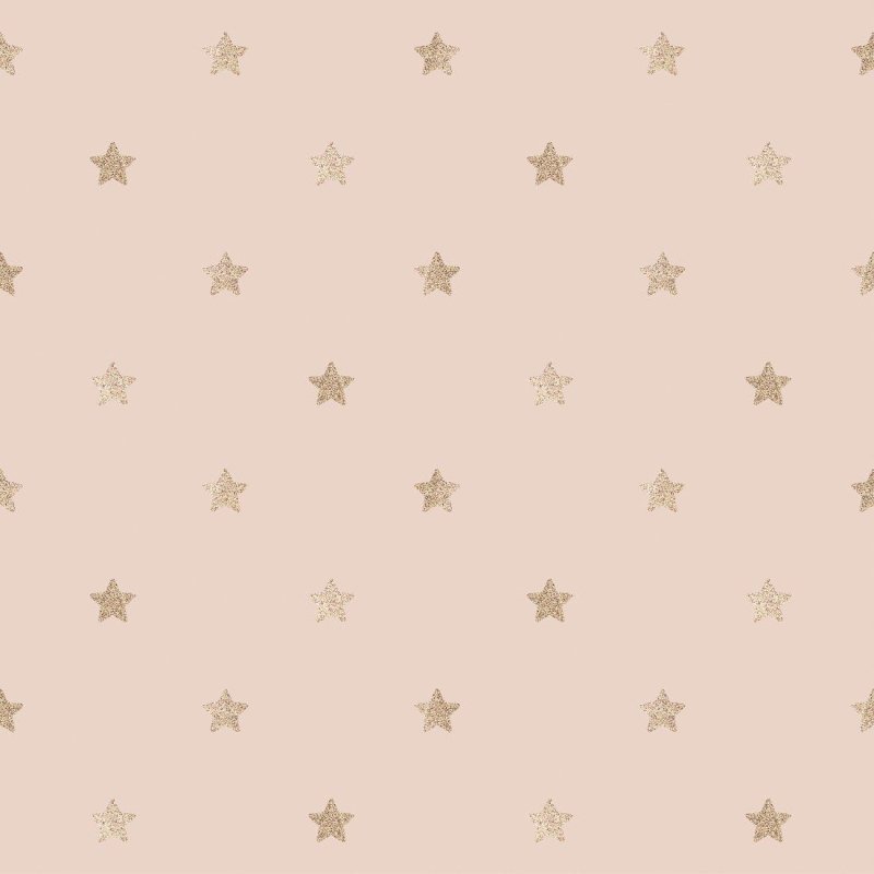 Papel de Parede Adesivo Stars Rosé Gold N019070 - Papel na Parede