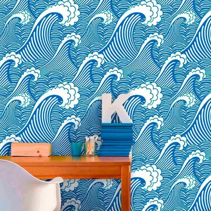 Papel de Parede Adesivo Surf 70950994 - Papel na Parede