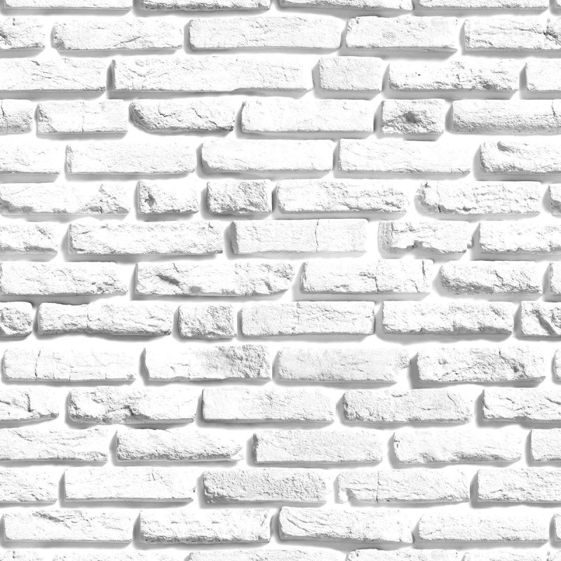 Papel de Parede Adesivo Tijolo Branco NP104 - Papel na Parede