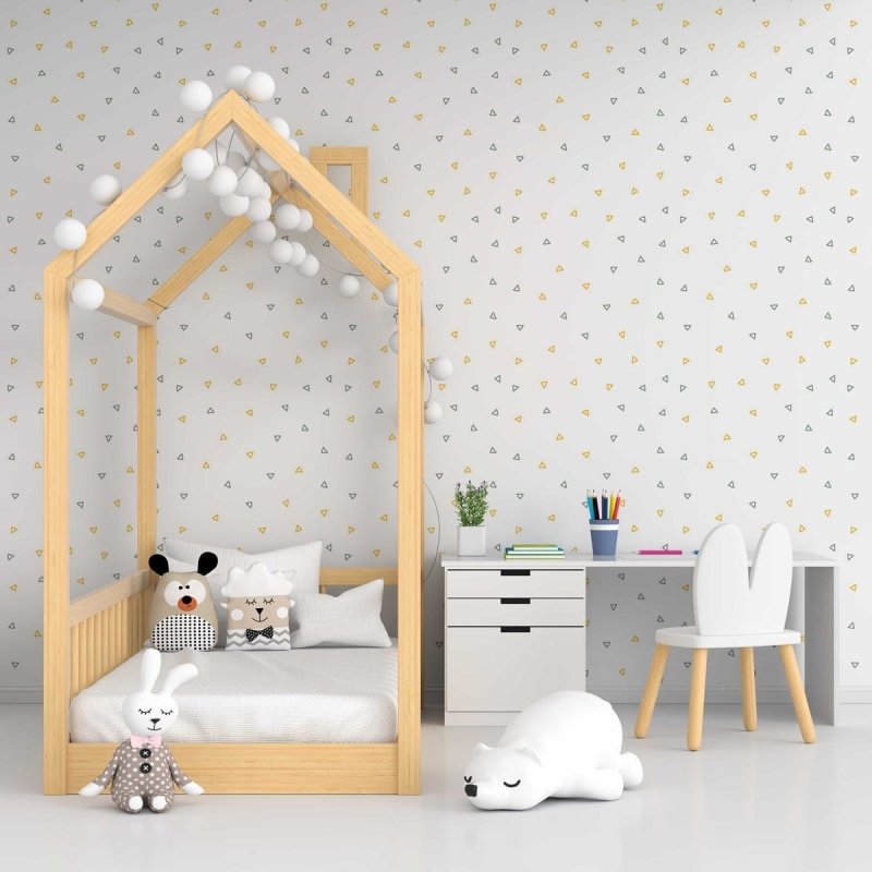Papel de Parede Adesivo Triângulos Minimalistas N05038 - Papel na Parede