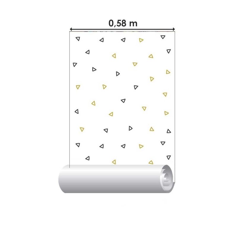 Papel de Parede Adesivo Triângulos Minimalistas N05041 - Papel na Parede