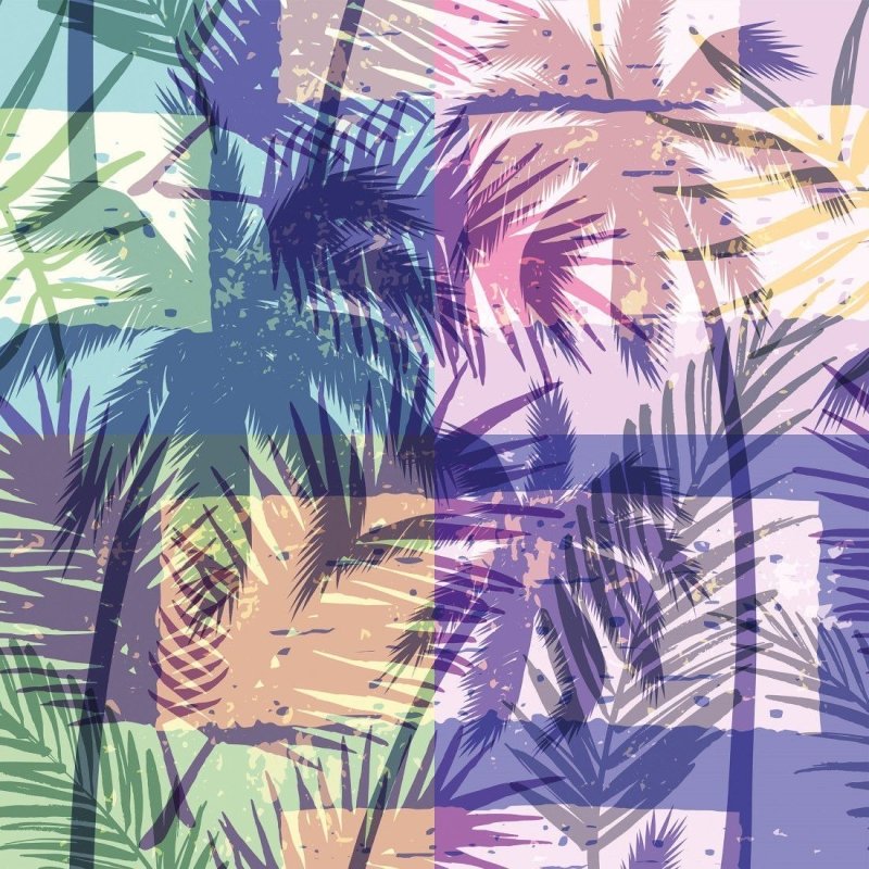Papel de Parede Adesivo Tropical Colorido N019067 - Papel na Parede