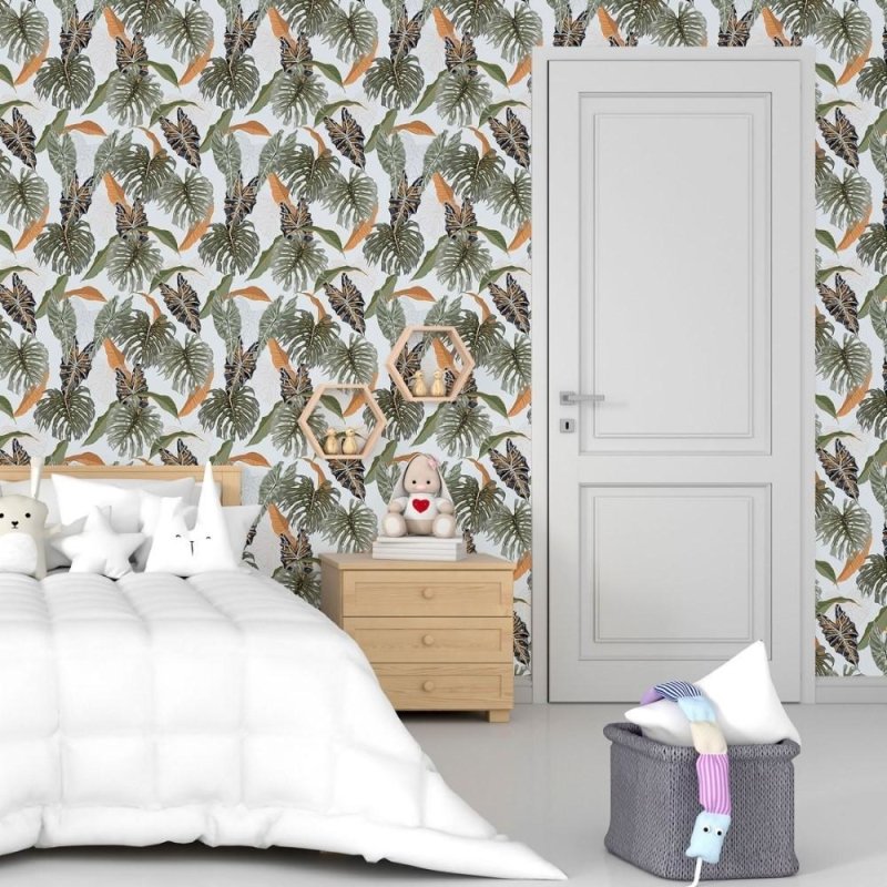 Papel de Parede Adesivo Tropical Folhas N015008 - Papel na Parede