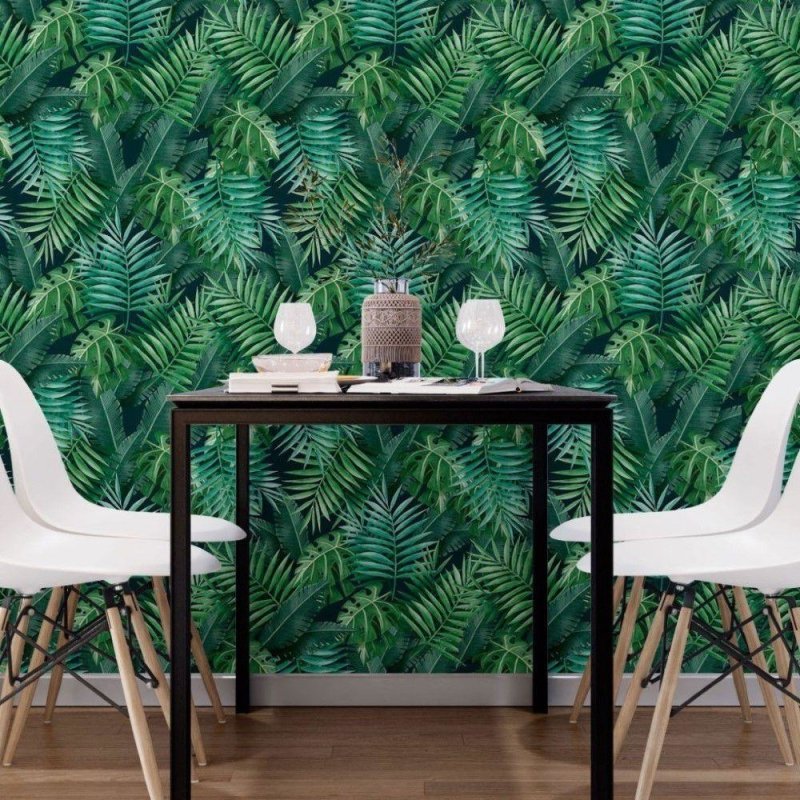 Papel de Parede Adesivo Tropical Folhas N018036 - Papel na Parede