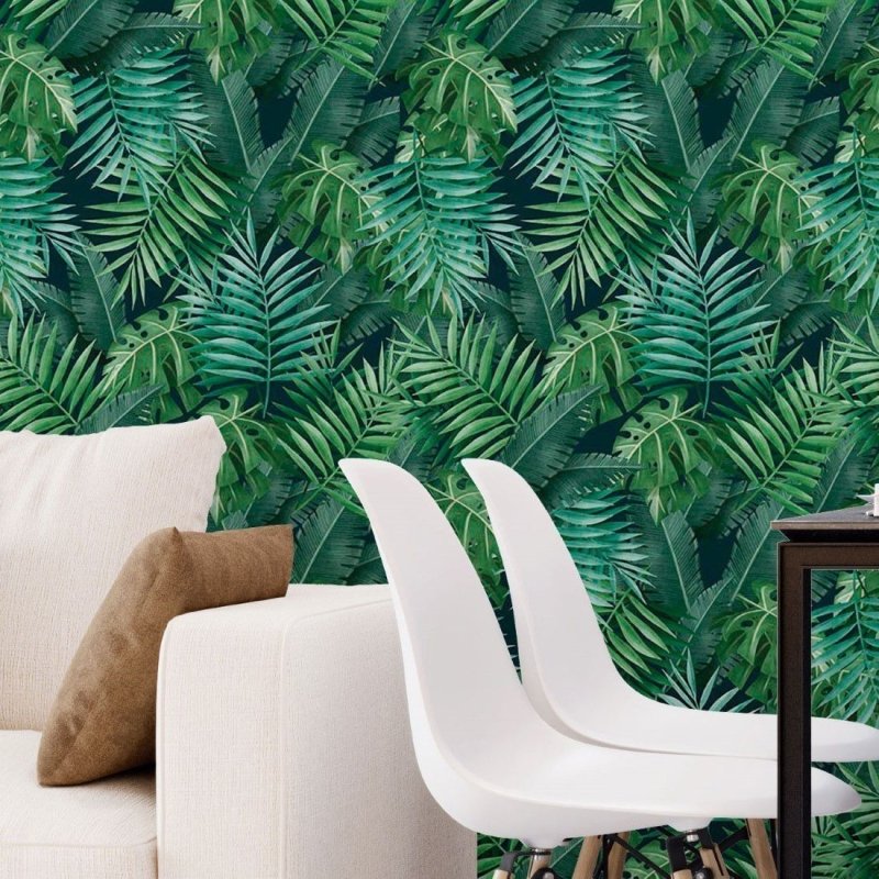 Papel de Parede Adesivo Tropical Folhas N018036 - Papel na Parede