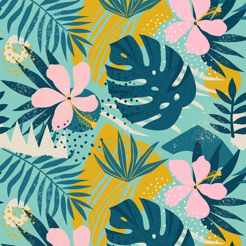 Papel de Parede Adesivo Tropical N817 - Papel na Parede