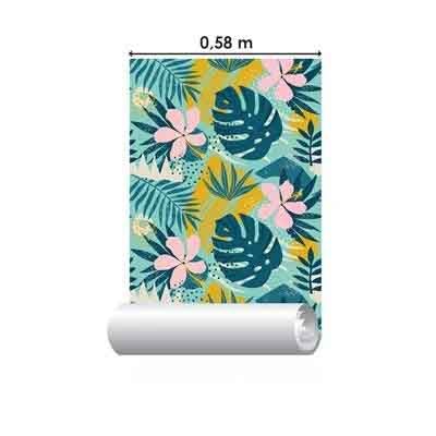 Papel de Parede Adesivo Tropical N817 - Papel na Parede