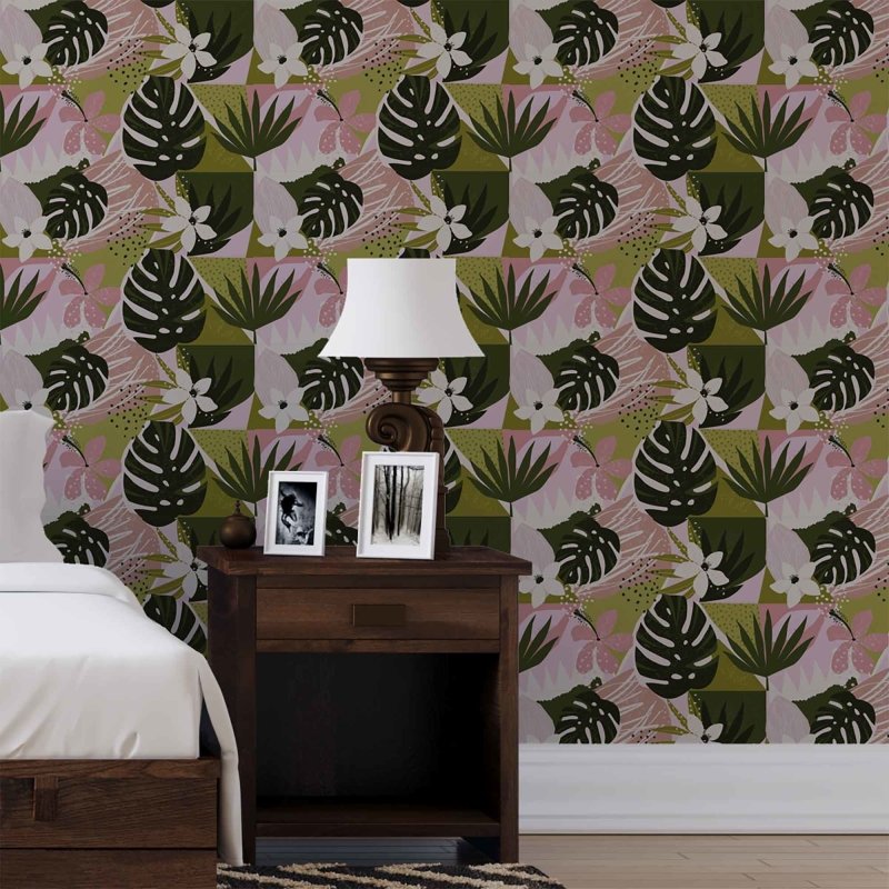 Papel de Parede Adesivo Tropical N818 - Papel na Parede