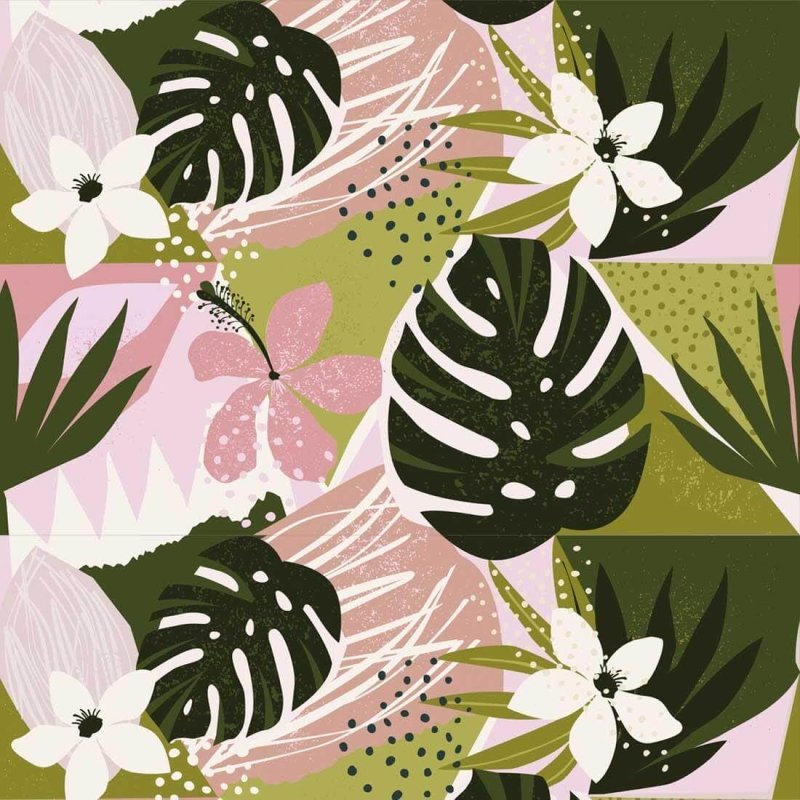 Papel de Parede Adesivo Tropical N818 - Papel na Parede