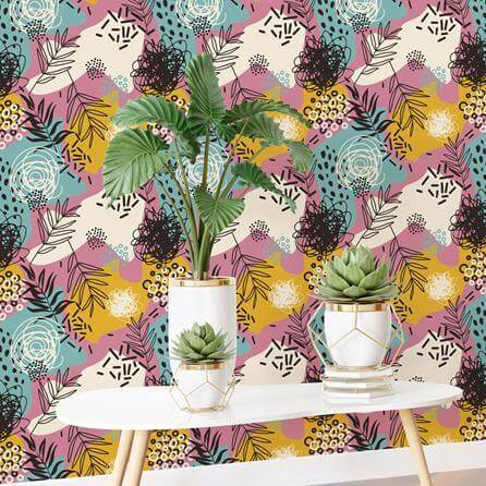 Papel de Parede Adesivo Tropical N92 - Papel na Parede