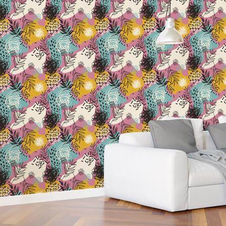 Papel de Parede Adesivo Tropical N92 - Papel na Parede