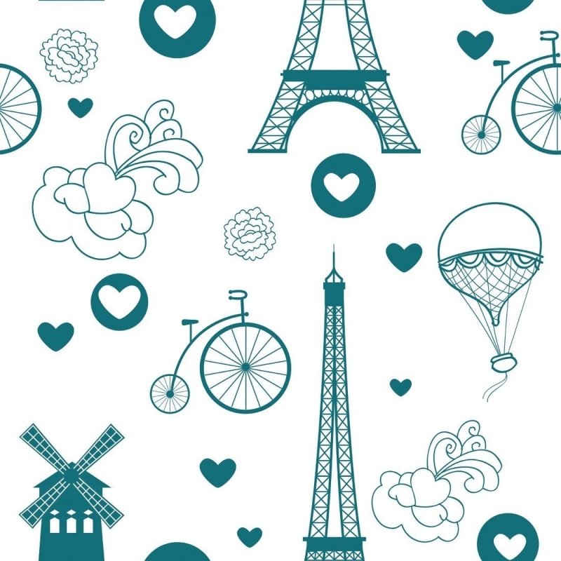 Papel de Parede Adesivo Viagem a Paris N018064 - Papel na Parede