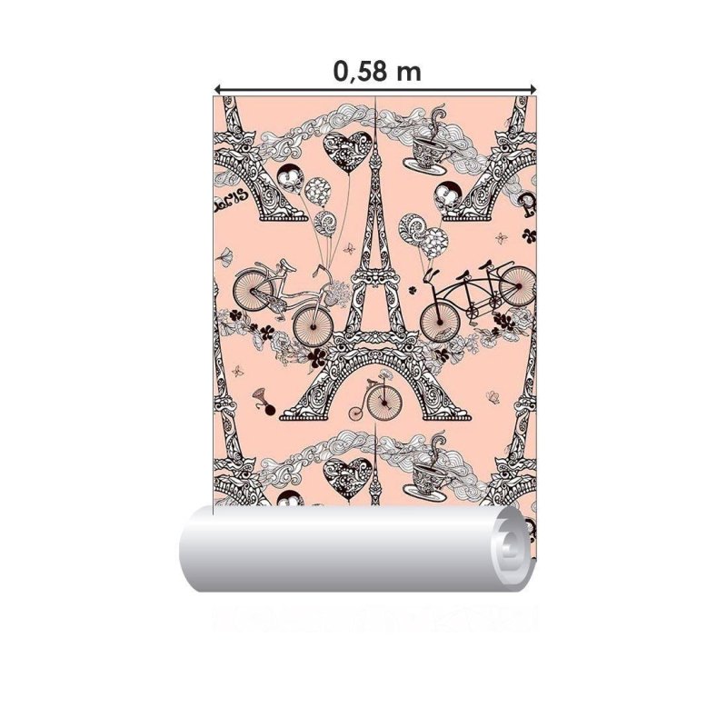 Papel de Parede Adesivo Viagem Paris N014109 - Papel na Parede