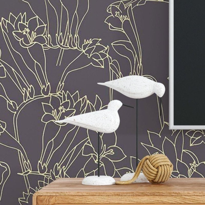 Papel de Parede Adesivo Vintage Floral N018127 - Papel na Parede