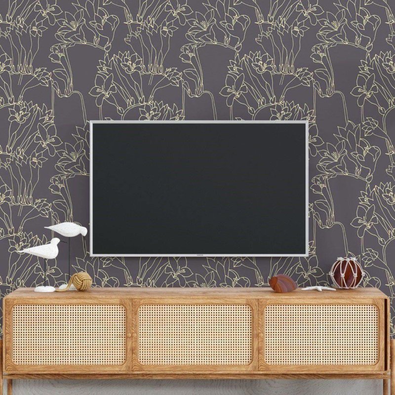 Papel de Parede Adesivo Vintage Floral N018127 - Papel na Parede