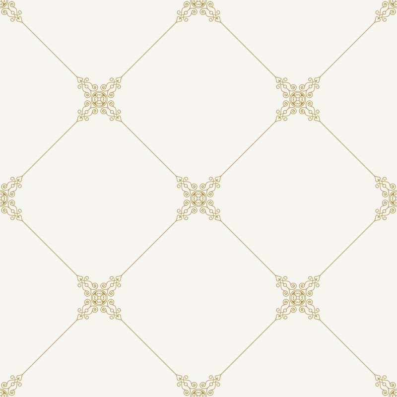 Papel de Parede Adesivo Vintage Geométrico Floral N05272 - Papel na Parede