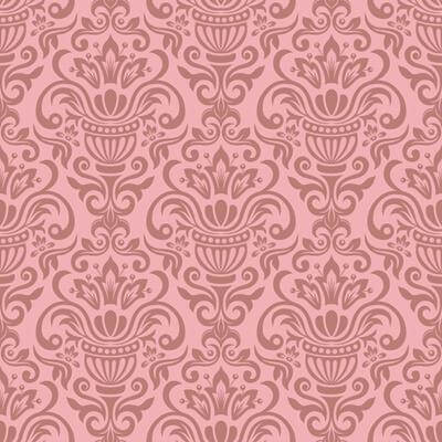 Papel de Parede Adesivo Vintage Rosa 141559849 - Papel na Parede