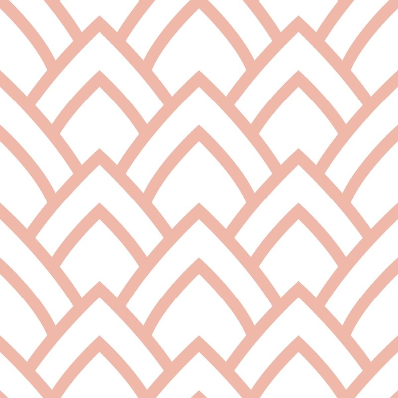 Papel de Parede Adesivo Vintage Rosa e Branco N05292 - Papel na Parede