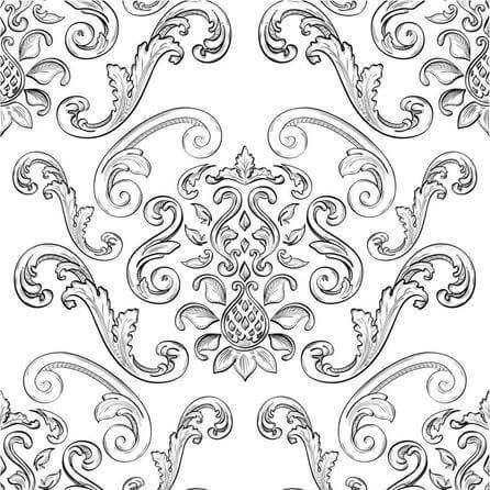 Papel de Parede Adesivo Vitoriana Vintage PB 8571699 - Papel na Parede