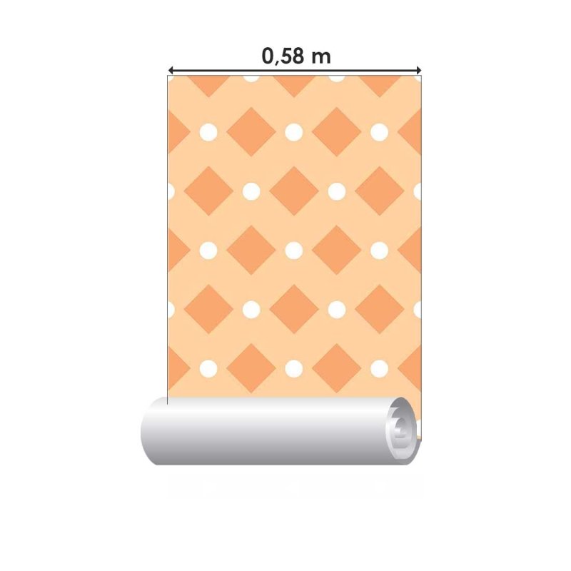 Papel de Parede Adesivo Xadrez Poá N018123 - Papel na Parede