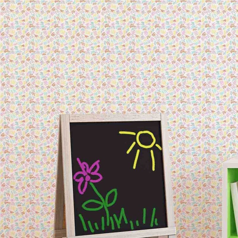 Papel de Parede Adesivo Zig Zag Colorido Jovem 25332 - Papel na Parede