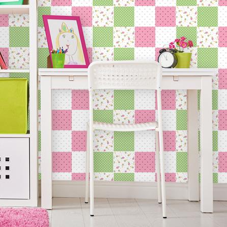 Papel de Parede Autocolante Azulejo Picolé 324583964 - Papel na Parede