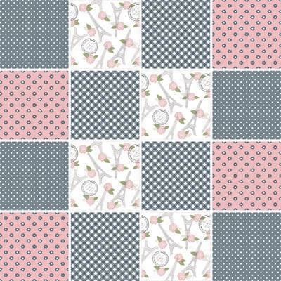 Papel de Parede Autocolante Azulejo Torre Eiffel 159426596 - Papel na Parede