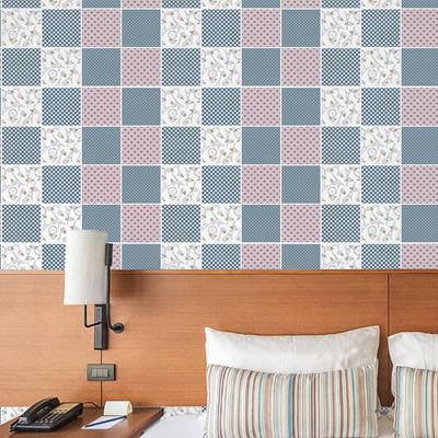 Papel de Parede Autocolante Azulejo Torre Eiffel 159426596 - Papel na Parede