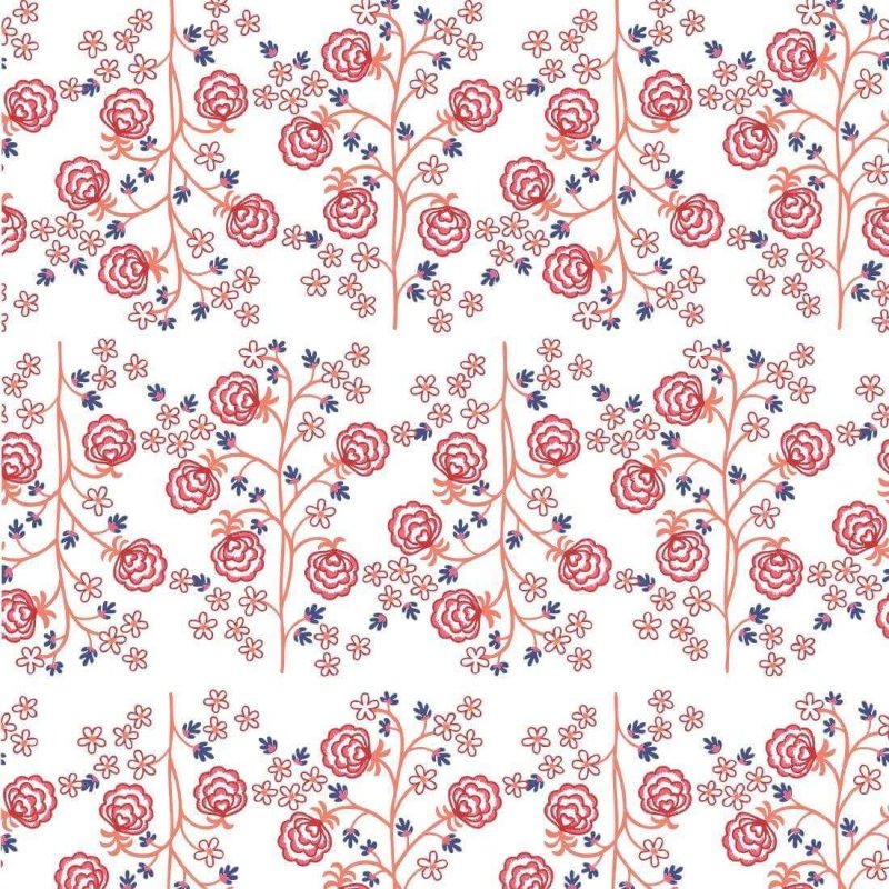 Papel de Parede Autocolante - Floral 610 - Papel na Parede