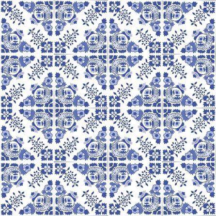 Papel de Parede Azulejo Portugues 287689538 - Papel na Parede