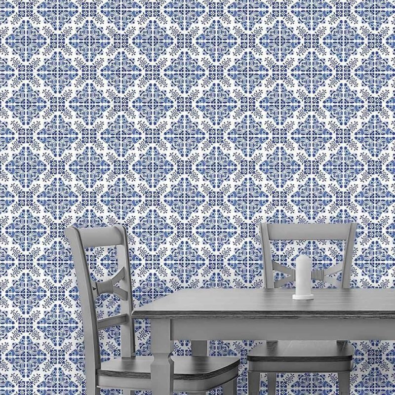 Papel de Parede Azulejo Portugues 287689538 - Papel na Parede