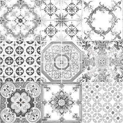 Papel de Parede Azulejo Português Replik J956-AB - Papel na Parede