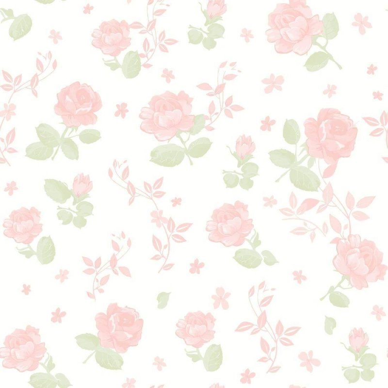 Papel de Parede Bambinos floral rosa grande 3361 - Papel na Parede