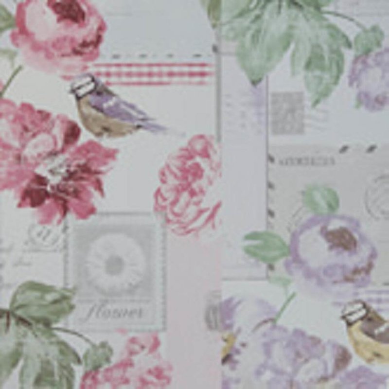 Papel de Parede English flowers S45205 - Papel na Parede