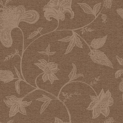 Papel de Parede Natural Bobinex Floral Marrom 1409 - Papel na Parede