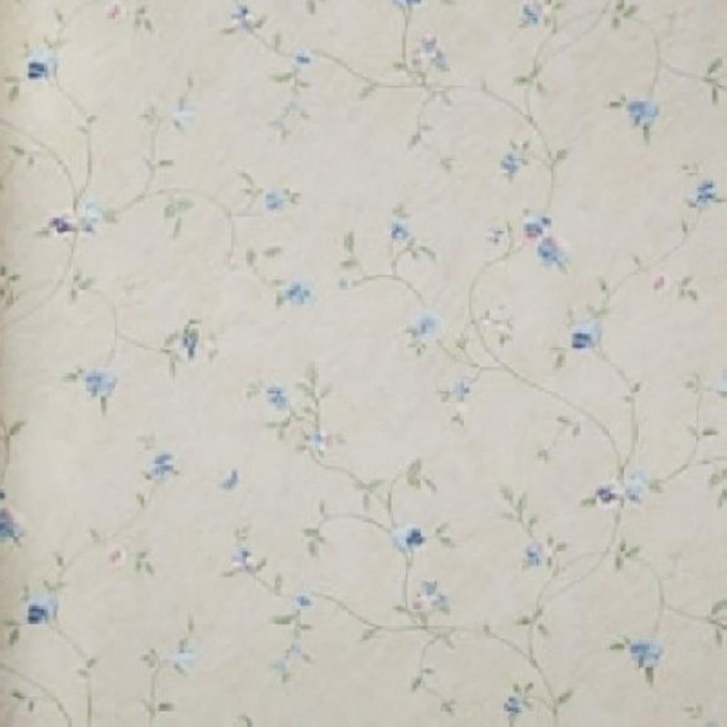 Papel de Parede Texturizado Fragrant Roses flores azuis FA811075 - Papel na Parede