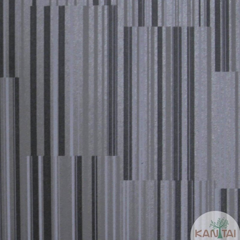 Papel de Parede Texturizado Listrado Clássico Moderno Abstrato Cinza Space 3 SP139605 - Papel na Parede