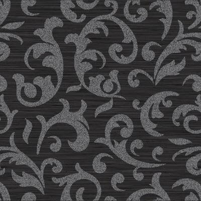 Papel de Parede Texturizado Luksuz arabesco preto 4059-1 - Papel na Parede