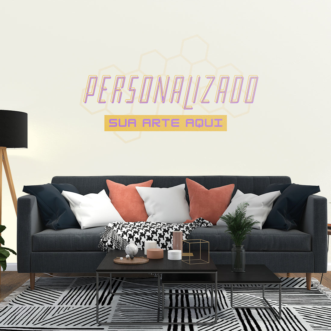 Papel de Parede Adesivo Personalizado 1m²