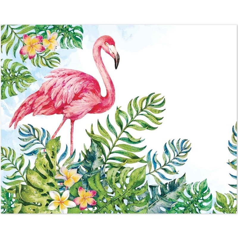 Poster Decorativo artistico flamingo PA030 - Papel na Parede