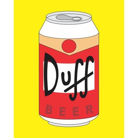 Poster Decorativo Beer Duff 015 - Papel na Parede