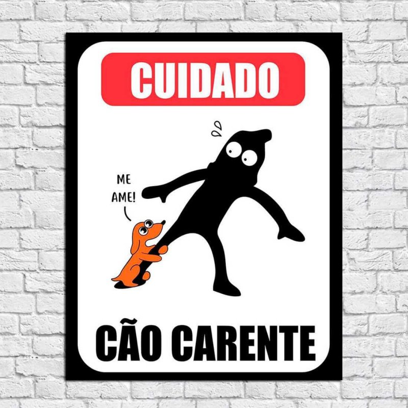 Poster Decorativo Cão Carente 54124 - Papel na Parede