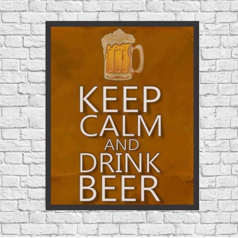 Poster Decorativo Cerveja 8511 40x50cm - Papel na Parede