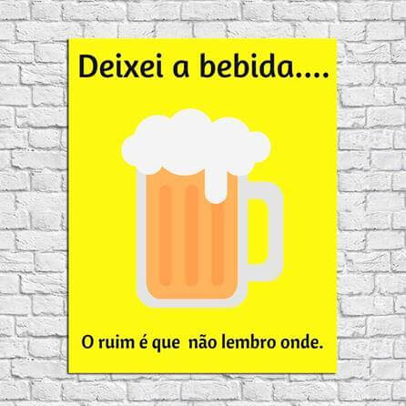 Poster Decorativo Cerveja Bar 97842 - Papel na Parede