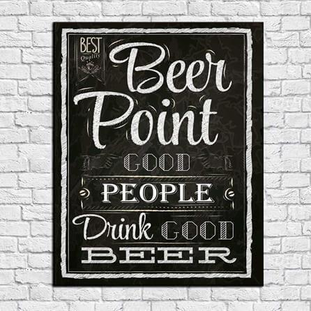 Poster Decorativo Cerveja Beer Point 070732 - Papel na Parede