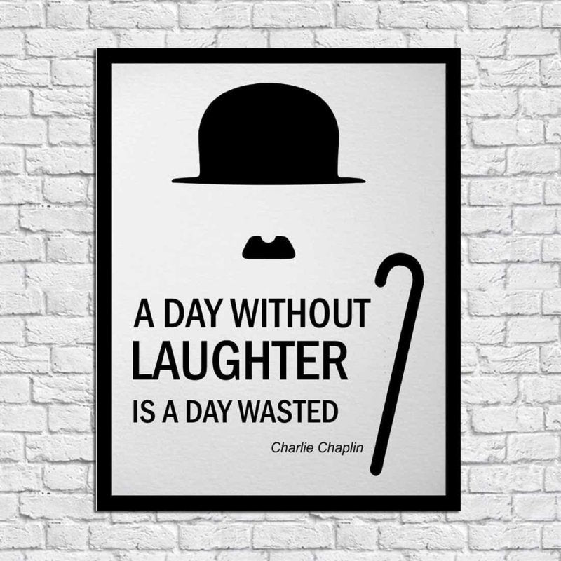 Poster Decorativo Charlie Chaplin 2014 - Papel na Parede