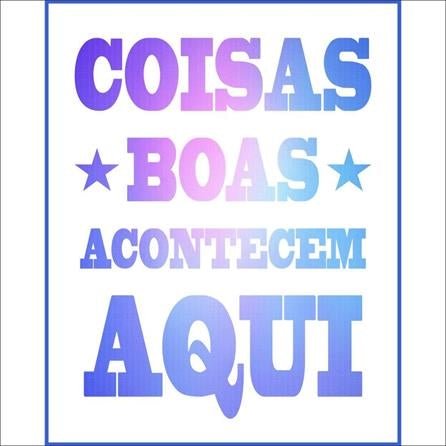 Poster decorativo Coisas Boas 8502 - Papel na Parede