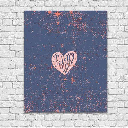 Poster Decorativo Coração Jovem 65435132 - Papel na Parede
