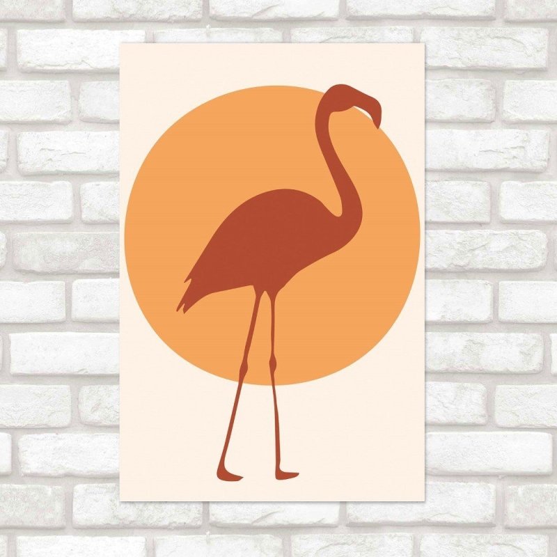 Poster Decorativo Flamingo N015253 - Papel na Parede